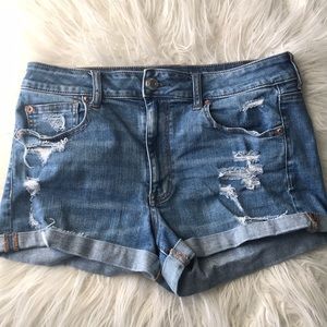 American Eagle hi-rise shortie Shorts